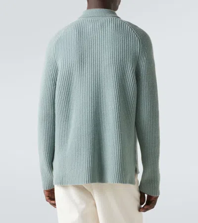 羊毛与羊绒POLO衫式毛衣