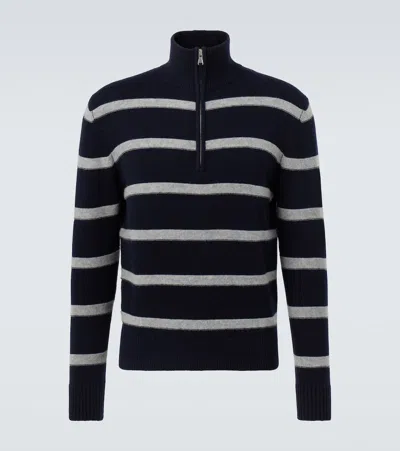 羊毛与羊绒半拉链毛衣