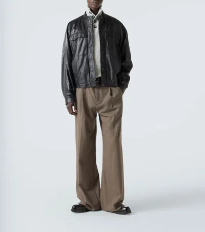 羊毛与羊绒高领毛衣