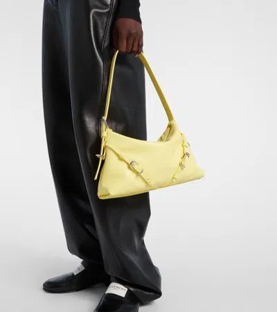 Givenchy Mini Voyou Shoulder Bag With Adjustable Strap In Yellow