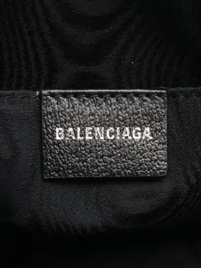 Pre-owned Balenciaga X Gucci 2010s The Hacker Project Web Line Camera Bag In Black