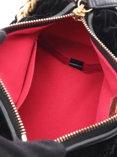 Pre-owned Chanel 2021 Camellia Shoulder Bag In Black