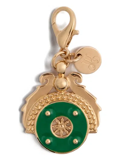 La Doublej Medallion Charm Pendant In Gold