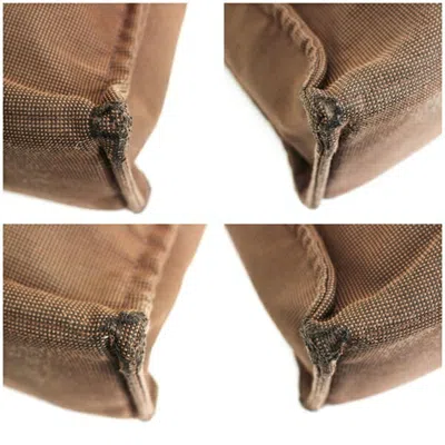 Pre-owned Hermes Brown Nylon Canvas Tote Bag ()