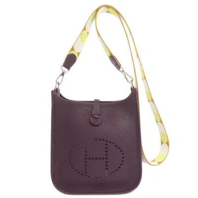 Pre-owned Hermes Evelyne Dark Brown Shoulder Bag ()