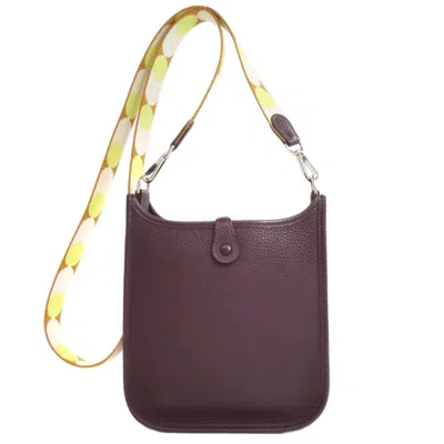 Pre-owned Hermes Evelyne Dark Brown Shoulder Bag ()