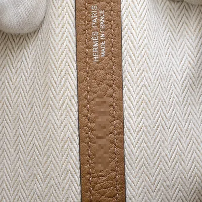 Pre-owned Hermes Garden Alezan Negonda Leather Tote Bag ()