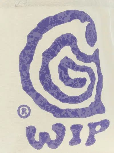 Carhartt Canvas Graphic Helix Tote Natural In White