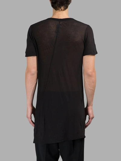 Shop Rick Owens Black Basic T-shirt