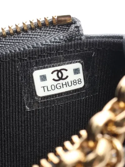 Pre-owned Chanel 2021 Logo-charm Shoulder Bag In Gray