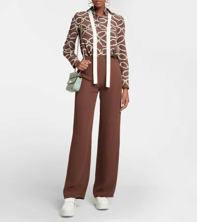 Valentino Garavani White Rockstud Elegant Sneakers With Golden Studs