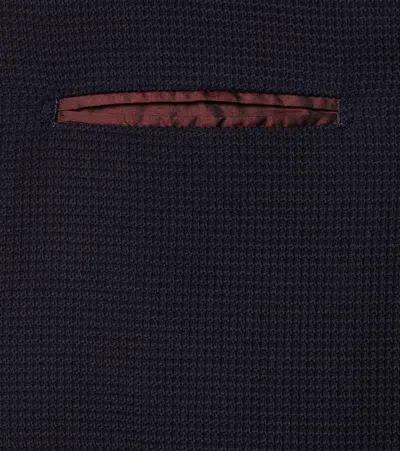Rubinacci Wool Blazer In Blue