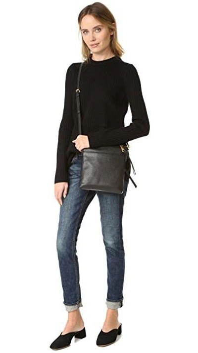 Shop Marc Jacobs Recruit North / South Cross Body Bag In Black