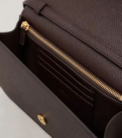 Valentino Printed Calf Hair Mini Vlogo Signature Shoulder Bag In Animal Print