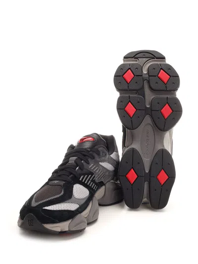 New Balance Mens Black 9060 Suede And Mesh Low-top Trainers In Black
