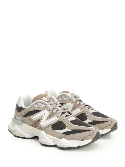 New Balance 9060 Low-top Mesh Sneakers With Suede Interts