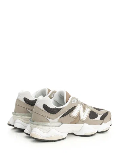 New Balance 9060 Low-top Mesh Sneakers With Suede Interts