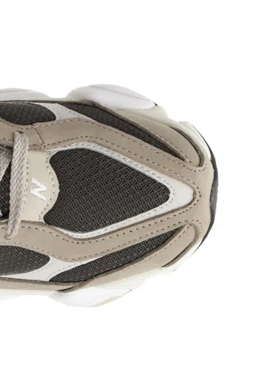New Balance 9060 Low-top Mesh Sneakers With Suede Interts