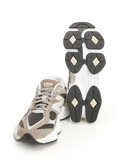 New Balance 9060 Low-top Mesh Sneakers With Suede Interts