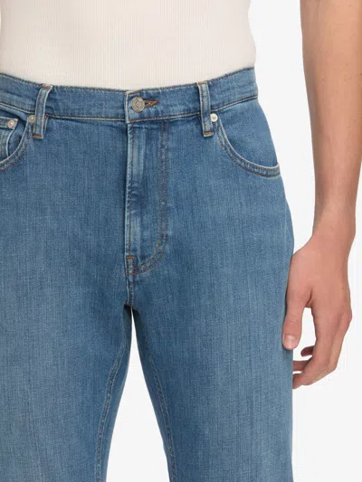 Frame Modern Straight Jeans In Blue