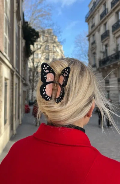 Solar Eclipse Monarch Hair Claw Clip In Multi