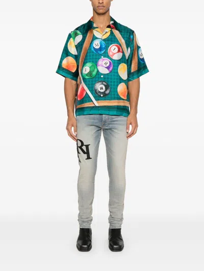 Amiri Jeans Blue In Multi