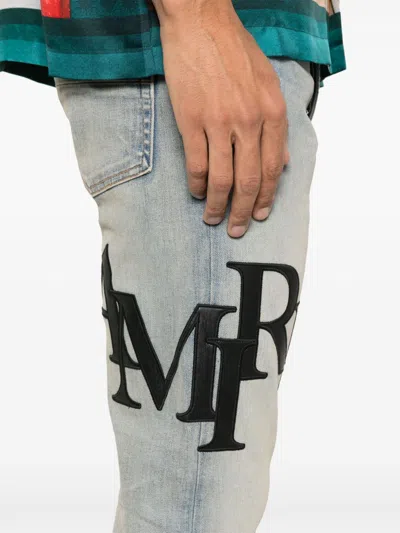 Amiri Jeans Blue In Multi