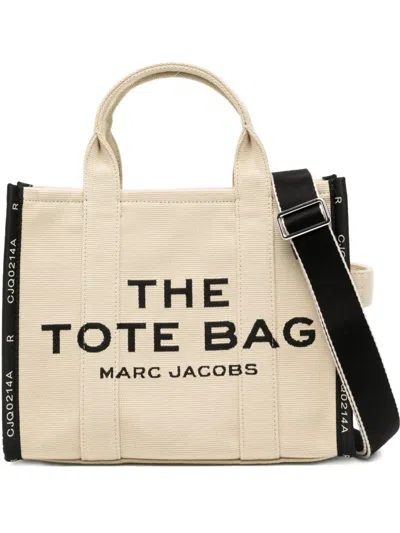 Marc Jacobs The Jacquard Medium Tote Bag In Neutral