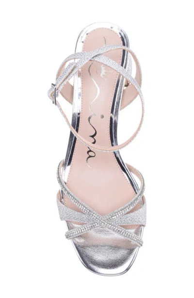 Nina Women's Bracha Block Heel Sandals In Silver