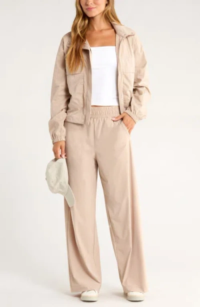 Zella Boundless Utility Jacket In Neutral