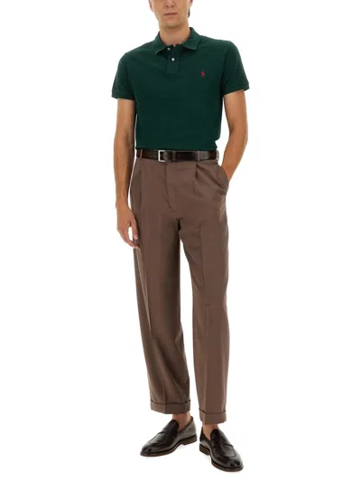 Polo Ralph Lauren Cotton Piquet Polo Shirt In Green