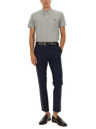 Polo Ralph Lauren Cotton Polo In Gray