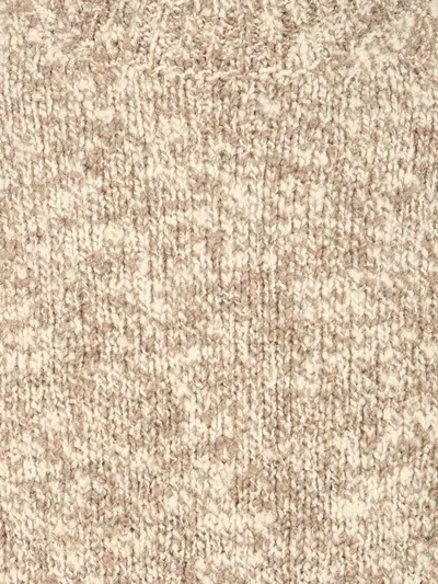 Dolce & Gabbana Crew Neck Sweater Knitwear Beige In Brown