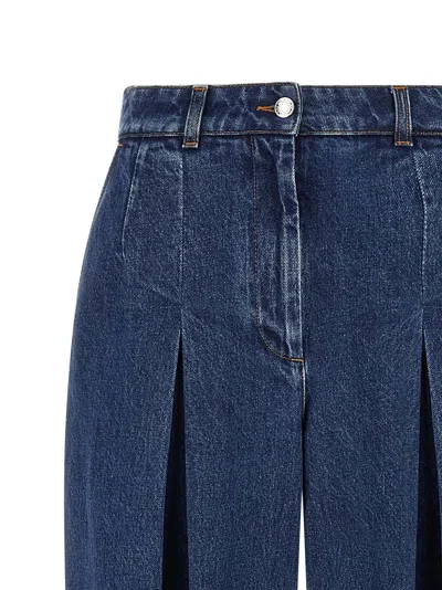 Dolce & Gabbana Straight Fit Trousers With 5 Pockets In Blue