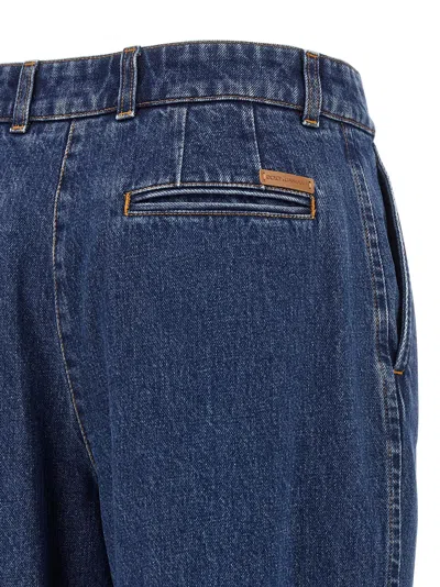 Dolce & Gabbana Straight Fit Trousers With 5 Pockets In Blue