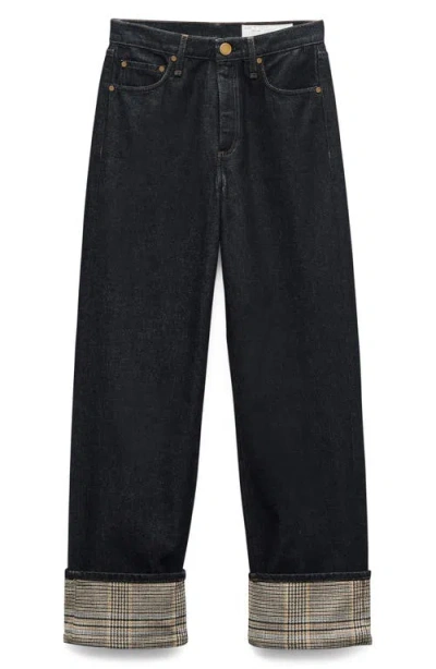Rag & Bone Shea High Rise Ankle Cuffed Jeans In Twilight Rinse Combo In Black