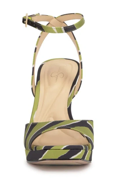 Jessica Simpson Women's Jixte Two-piece Dress Sandals In Multi