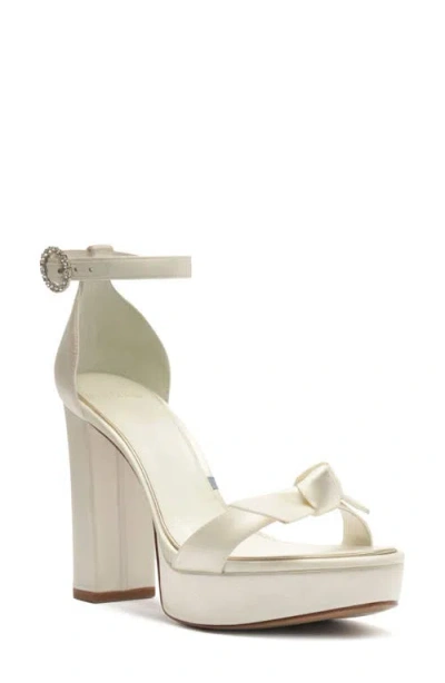 Alexandre Birman Clarita Flare Platform Bridal Sandal In Multi