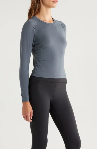 Free Fly Elevate Long Sleeve Performance T-shirt In Gray