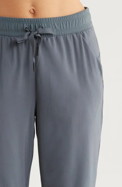 Free Fly Breeze Drift Drawstring Crop Pants In Blue