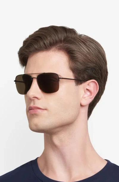 Fossil 57mm Rectangular Sunglasses In Brown