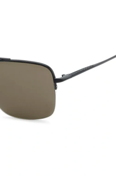 Fossil 57mm Rectangular Sunglasses In Brown