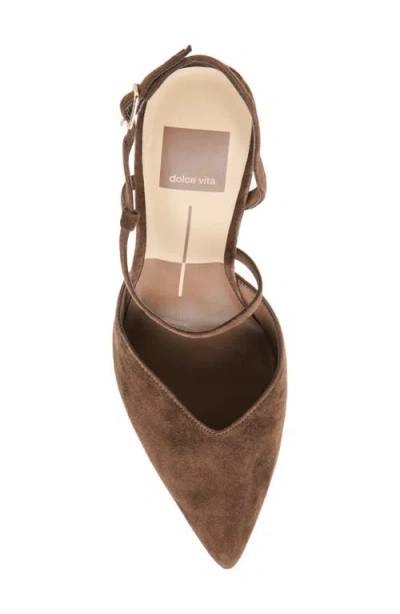 Dolce Vita Kamra Heels Dk Brown Suede In Brown