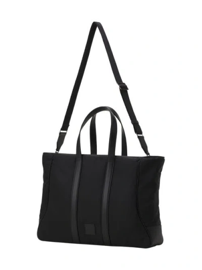Lanvin Curb Nylon Tote Bag In Black