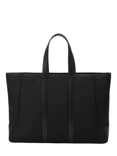 Lanvin Curb Nylon Tote Bag In Black