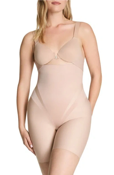 Spanx High Waisted Shorts In Brown