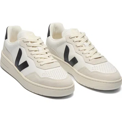 Veja V-10 Panelled Lace-up Sneakers In Multi