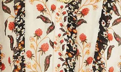 Farm Rio Berry Garden Cream Mini Dress Berry Garden Cream In Multi