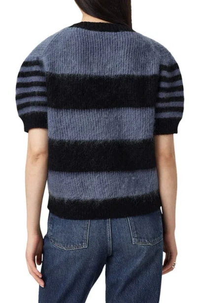Allsaints Clem Striped Knitted T-shirt In Multi