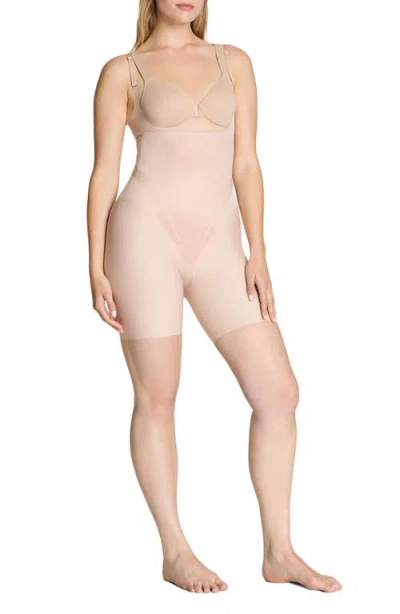 Spanx High Waisted Shorts In Pink